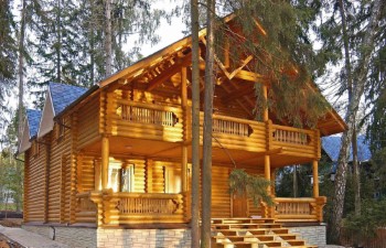 Дома из оцилиндрованного бревна